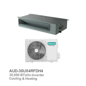 داکت اسپلیت اینورتر هایسنس مدل AUD-30UX4RFDH4